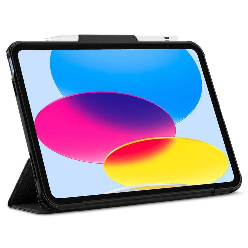 Противоударен Калъф за iPad 11th 2025 A16/ 10th 2022, Spigen Rugged Armor Pro Case, Черен (3)