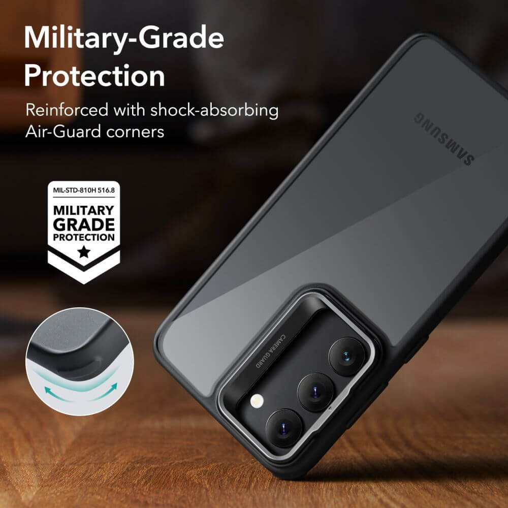 Калъф с Поставка за Samsung S23, ESR Classic Hybrid Kickstand Case, Черен (2)