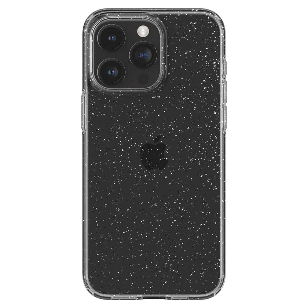 Блестящ Калъф за iPhone 15 Pro Max, Spigen Liquid Crystal Glitter Case, Прозрачен