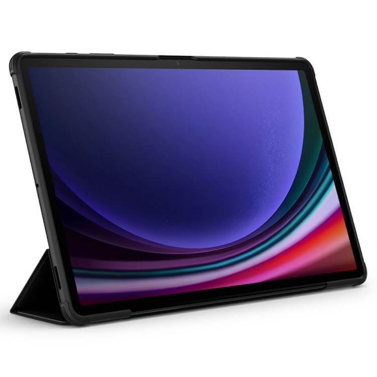 Противоударен Калъф за Samsung Tab S10 Plus/ S9 Plus 12.4", Spigen Rugged Armor Pro Case, Черен (6)