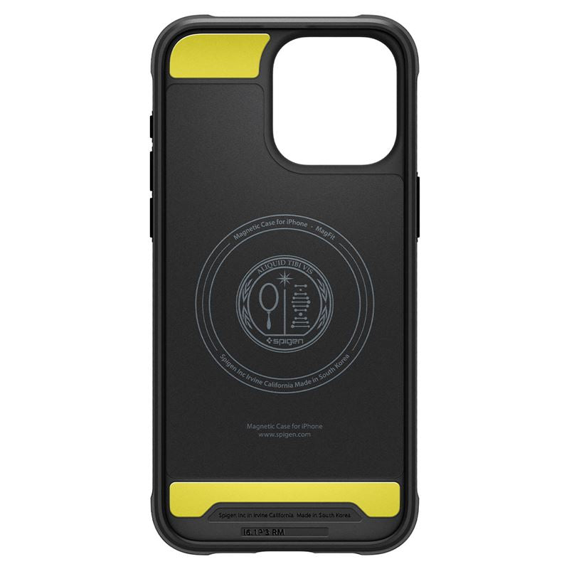 MagSafe Противоударен Калъф за iPhone 15 Pro, Spigen Rugged Armor Case, Черен (7)