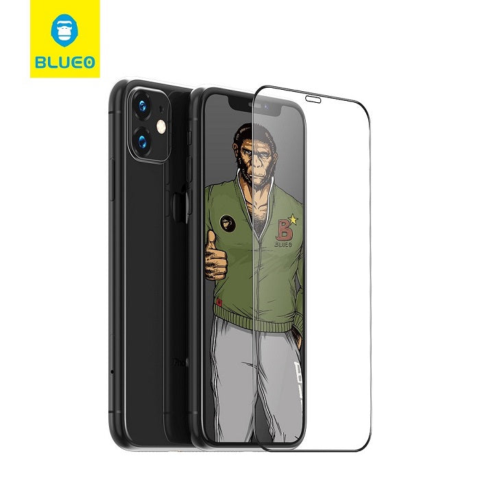 Стъклен Протектор за iPhone 15 Pro Max, Blueo HD 5D Glass, Прозрачен (2)