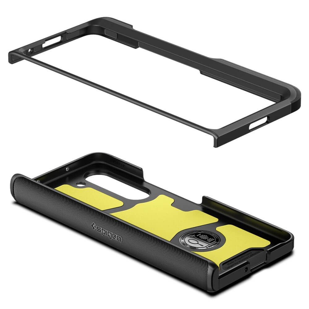 Калъф с S Pen Поставка за Samsung Z Fold 5, Spigen Slim Armor Pro Case, Черен (7)
