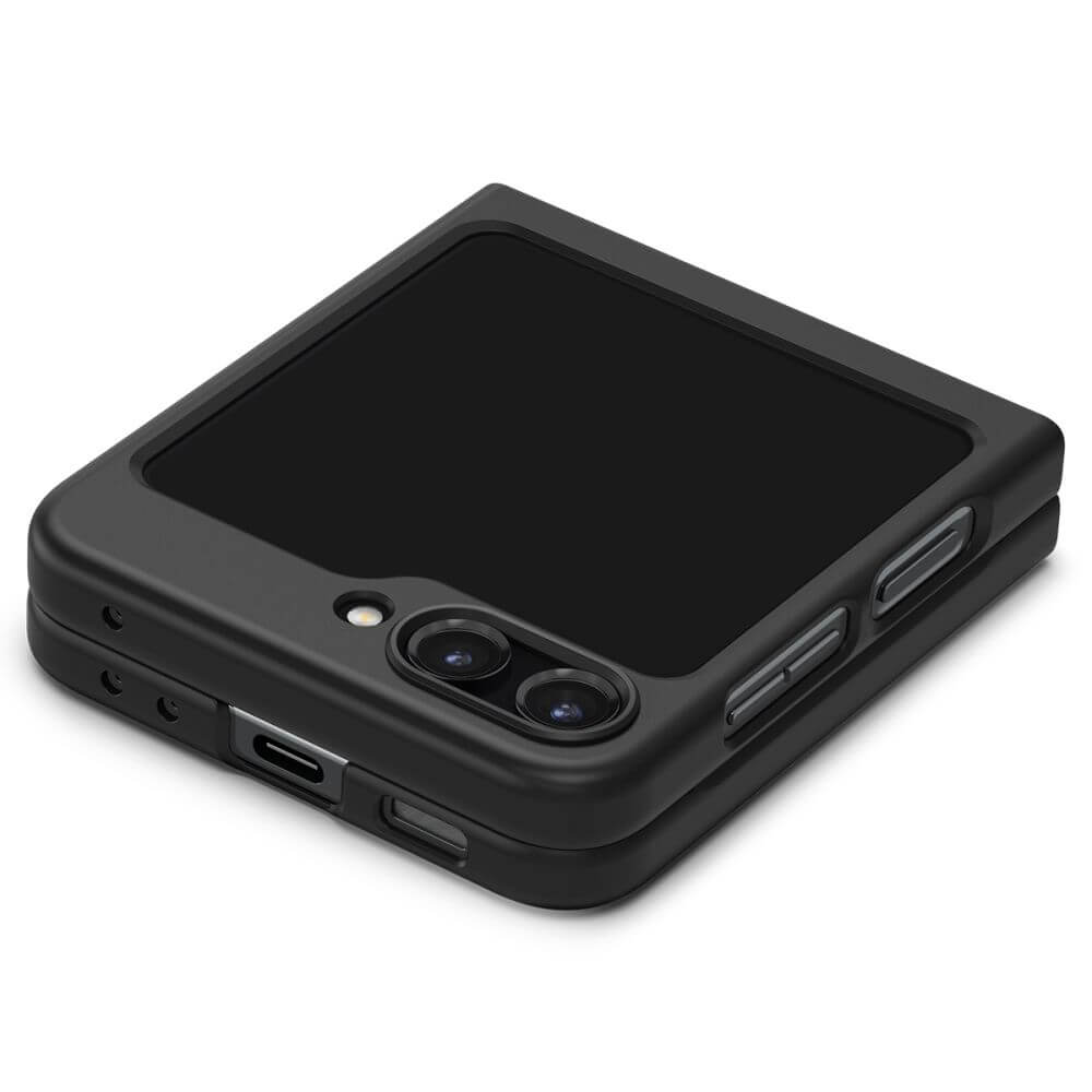 Тънък Калъф за Samsung Z Flip 5, Spigen AirSkin Case, Черен (4)