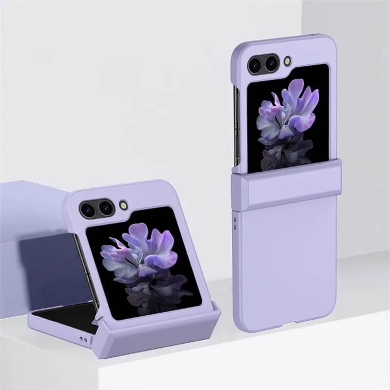 Калъф с Предпазител за Samsung Galaxy Z Flip 5, GKK Hinge Case, Лилав (2)