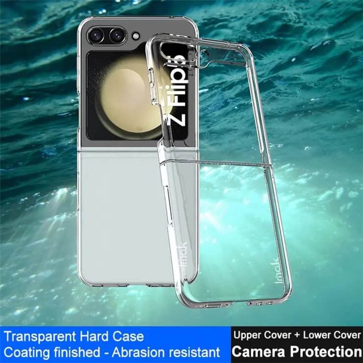 Калъф за Samsung Galaxy Z Flip 5, Imak Crystal Case, Прозрачен (2)