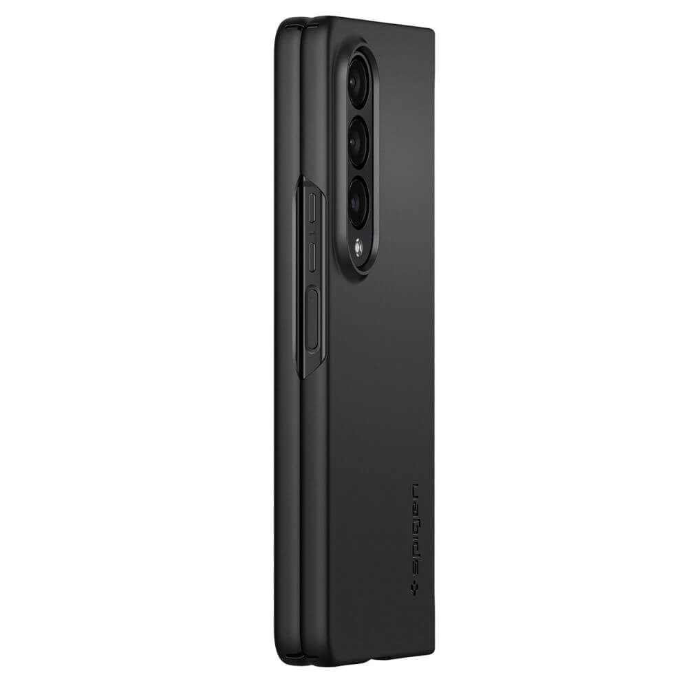 Тънък Матов Калъф за Samsung Z Fold 5, Spigen AirSkin Case, Черен (3)