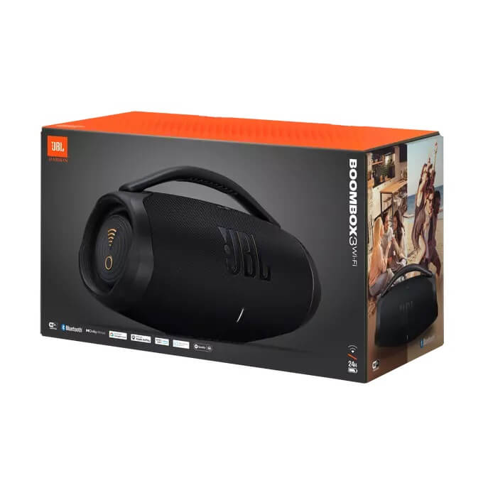 Безжична Колона, JBL Boombox 3 Wi-Fi Bluetooth Speaker, Черен (8)