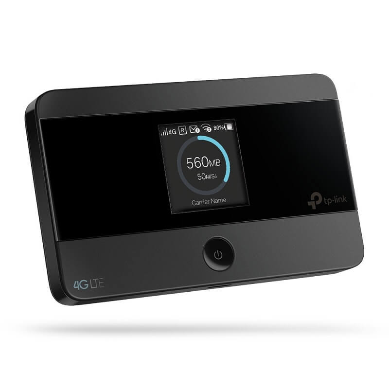 Преносим Рутер за Мобилен Интернет (Бисквита), TP-LINK Wi-Fi M7350 4G, Черен (2)