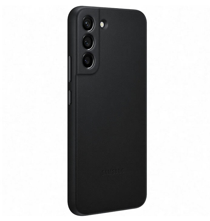 Оригинален Кожен Калъф за Samsung S22 Plus, Leather Cover Case EF-VS906LBEGWW, Черен (2)