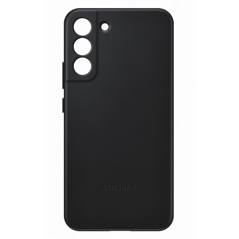 Оригинален Кожен Калъф за Samsung S22 Plus, Leather Cover Case EF-VS906LBEGWW, Черен