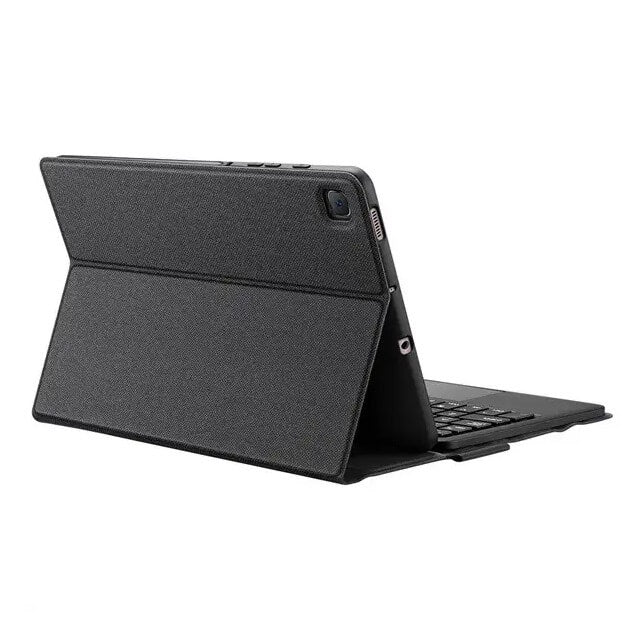 Калъф с Клавиатура за Samsung Tab S6 Lite 10.4, Dux Ducis Touchpad Keyboard Case, Черен
