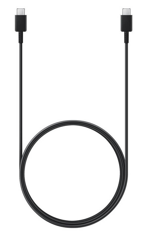 Оригинален USB-C към USB-C Кабел Samsung 1m 5A EP-DN975BBE, Черен (Bulk) (3)