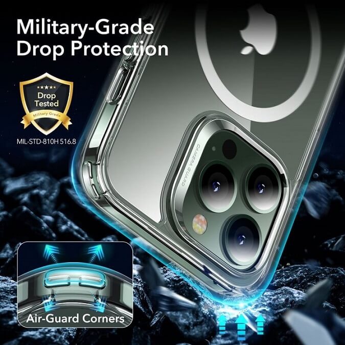 Magsafe Калъф за iPhone 13 Pro Max, ESR Classic Hybrid Magnetic Case, Прозрачен (3)