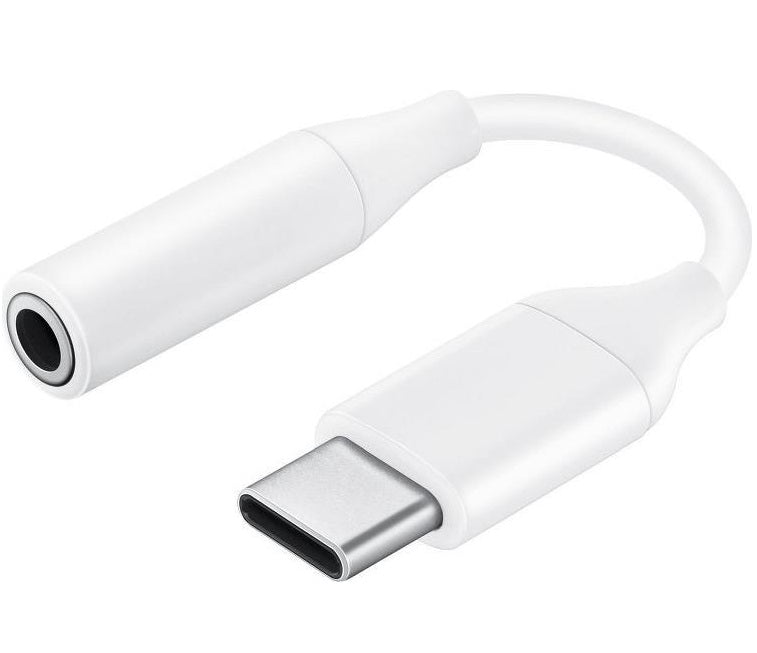 Оригинален Аудио Jack Преход/Адаптер, Samsung USB-C to Aux 3.5mm EE-UC10JUWE, Бял(Bulk)