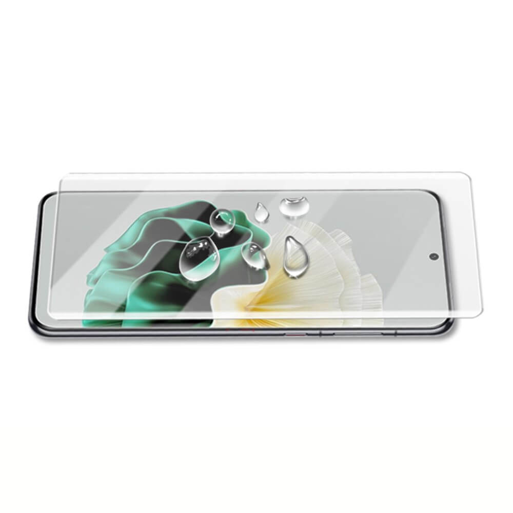 Стъклен Протектор с UV лепило за Huawei P60 Pro, Mocolo UV 3D Glass, Прозрачен (6)