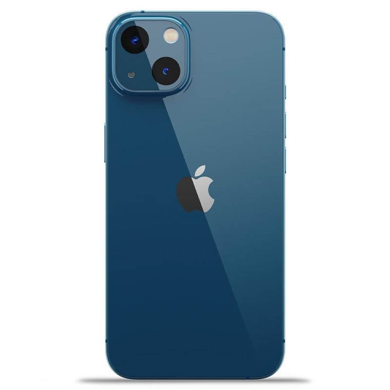 Протектор за Камерата на iPhone 13/ 13 Mini, Spigen EZ Fit Optik Pro Glass tR 2бр., Син (4)