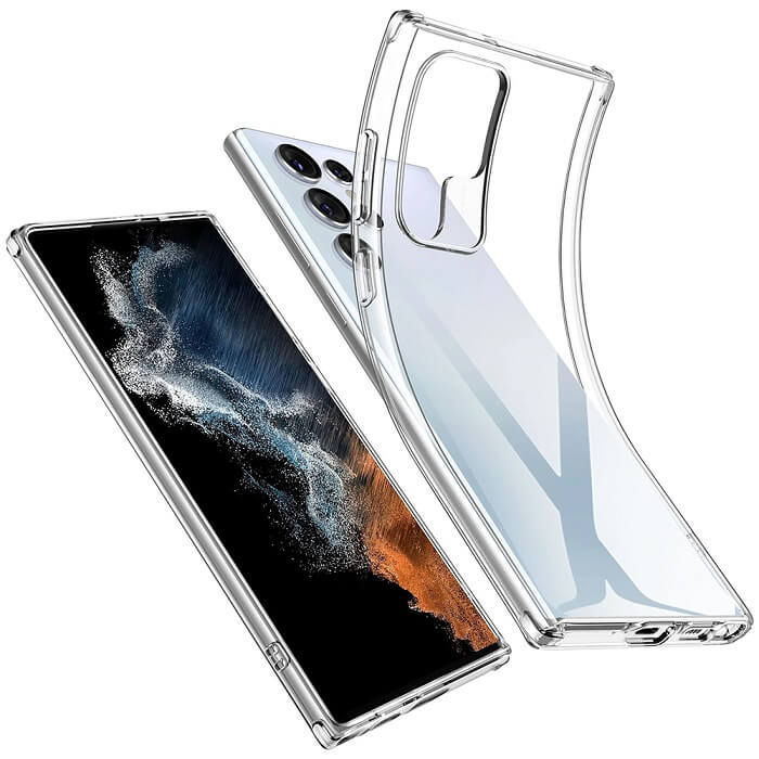 Силиконов Калъф за Samsung S22 Ultra, ESR Project Zero Case, Прозрачен (2)