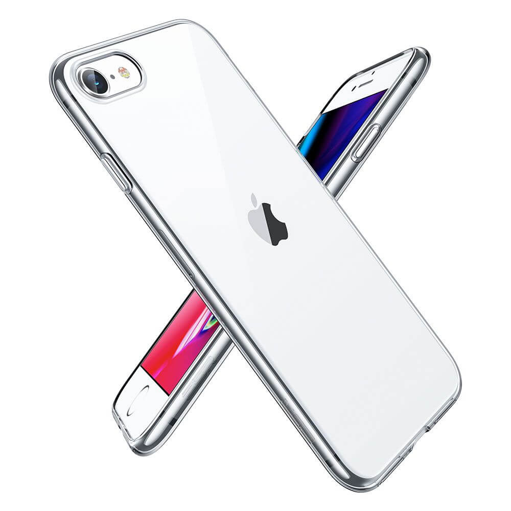 Силиконов Калъф за iPhone SE 2022/2020 8/7, ESR Project Zero Case, Прозрачен (3)