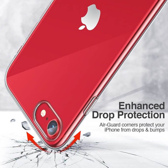Силиконов Калъф за iPhone SE 2022/2020 8/7, ESR Project Zero Case, Прозрачен (7)