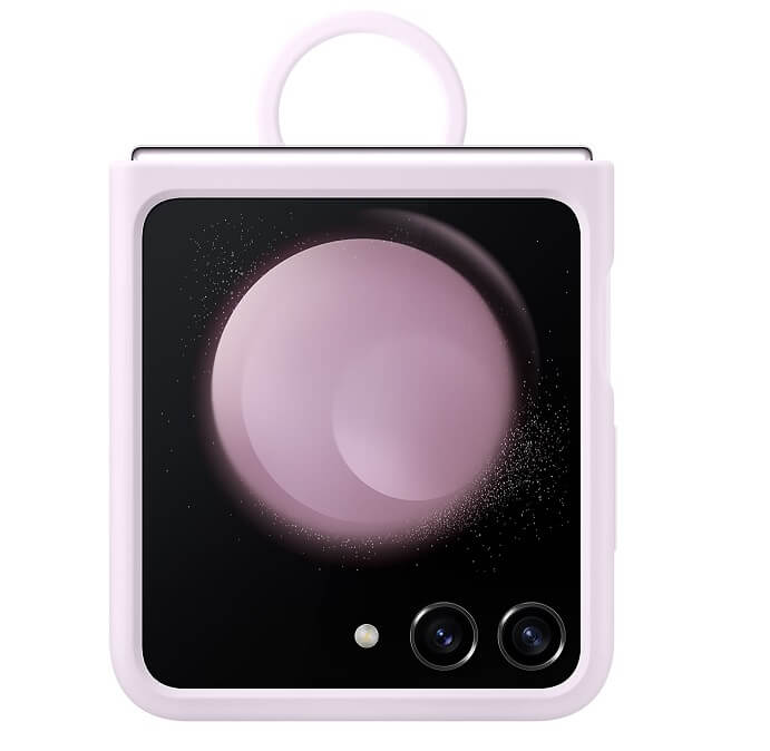 Оригинален Силиконов Калъф Samsung Z Flip 5, Silicone Ring Cover Case EF-PF731TVEGWW, Лилав (3)