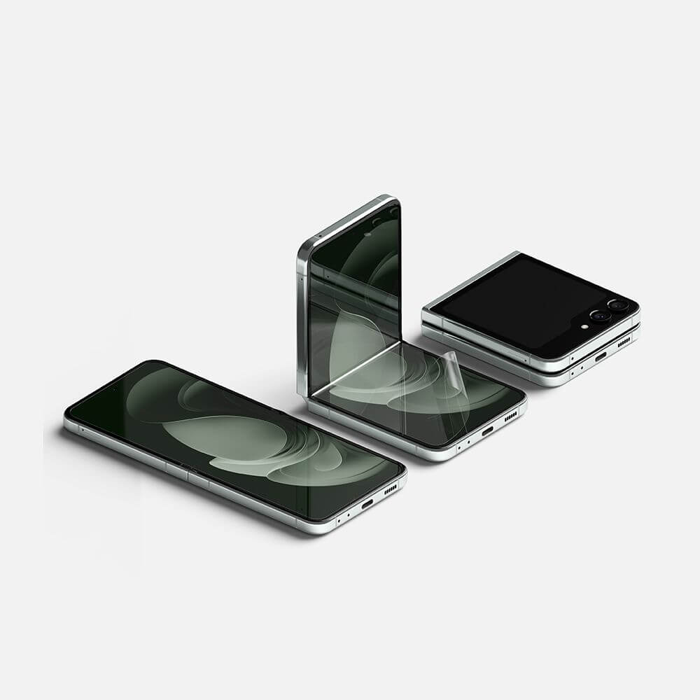 Гъвкав Протектор за Samsung Z Flip 5, Ringke Film Glass, Прозрачен (3)