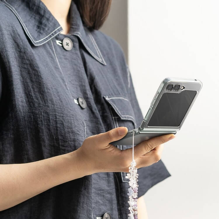 Тънък Калъф за Samsung Z Flip 5, Ringke Slim Case, Прозрачен (8)