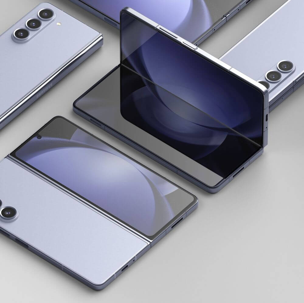 Комплект Протектори за Samsung Z Fold 5, Ringke Dual Easy Film Glass, Прозрачен (5)