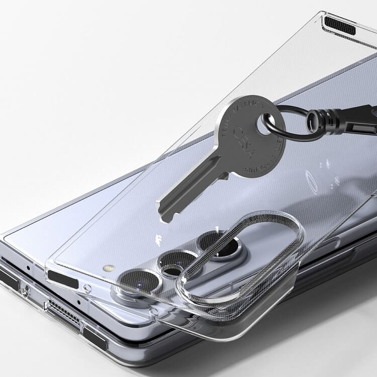 Поликарбонатен Калъф за Samsung Z Fold 5, Ringke Slim Case, Прозрачен (5)