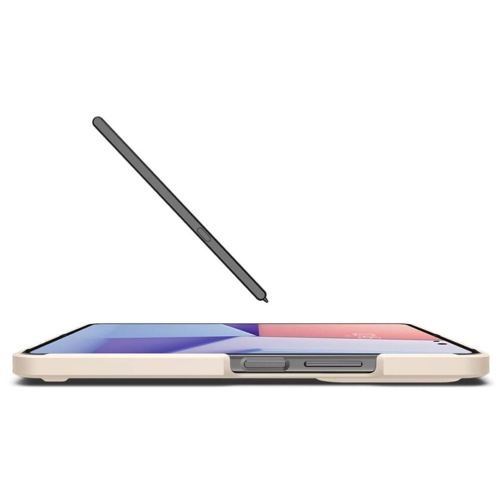 Калъф с S Pen Поставка за Samsung Z Fold 5, Spigen Thin Fit Pen Case, Бежов (6)