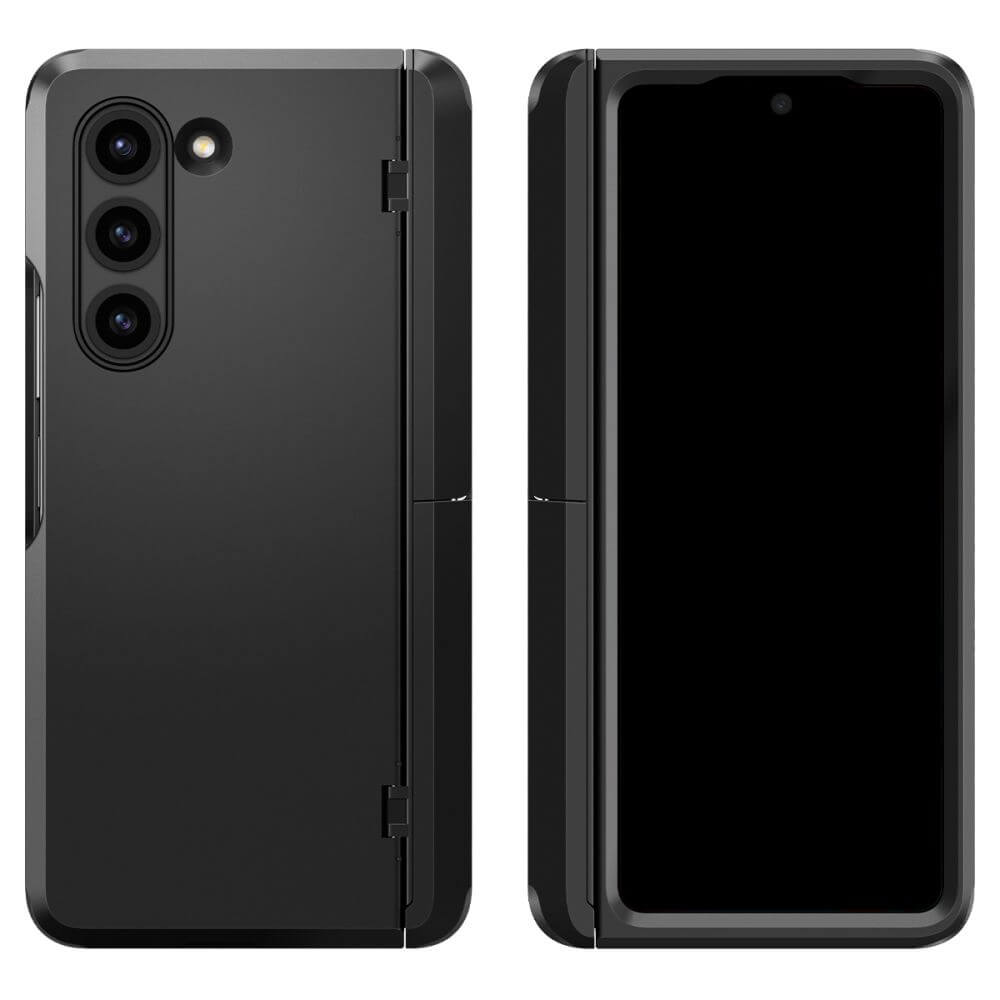 Калъф с Pen Поставка и Предпазител за Samsung Z Fold 5, Spigen Tough Armor Pro Case, Черен (3)