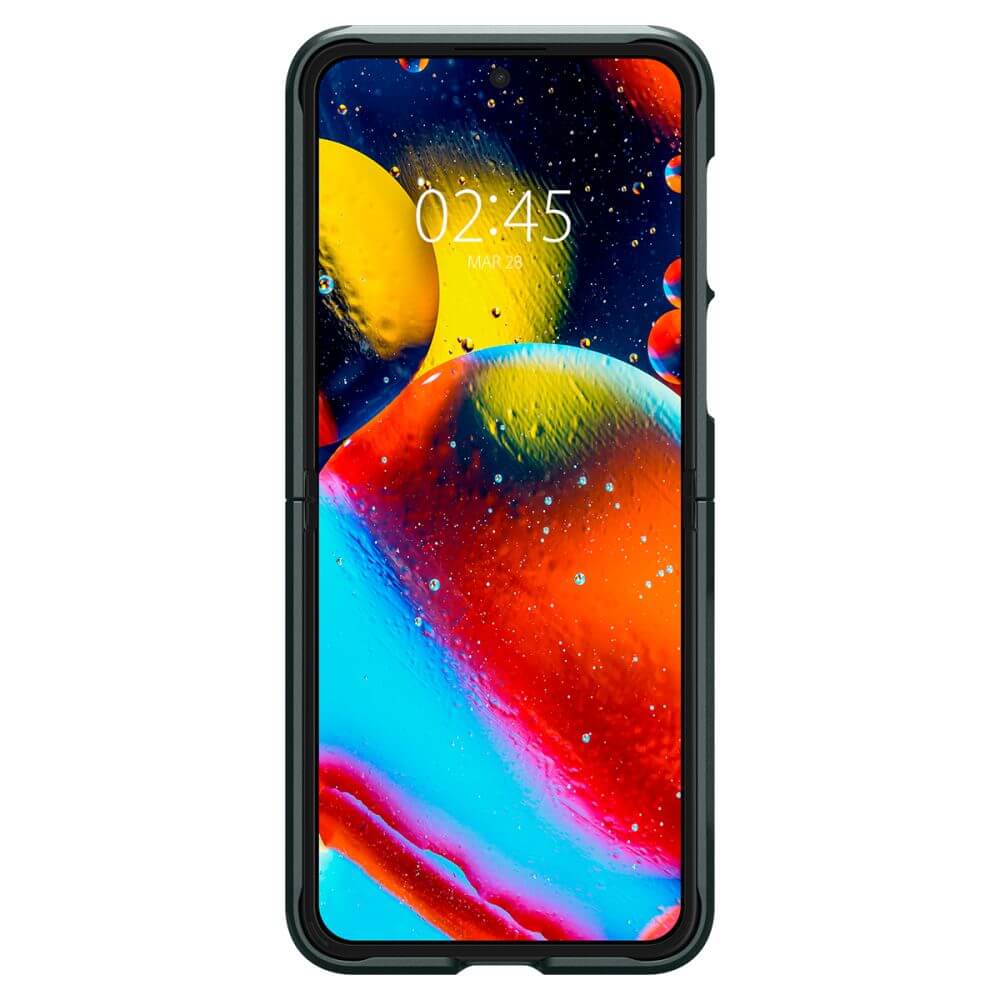Калъф с Предпазител за Samsung Z Flip 5, Spigen Tough Armor Case, Зелен (5)