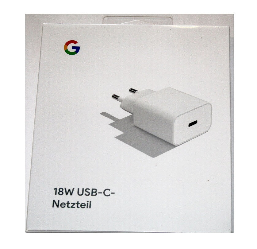 Оригинално Зарядно Google 18W 220v с USB-C Кабел GA00193, Бял (4)