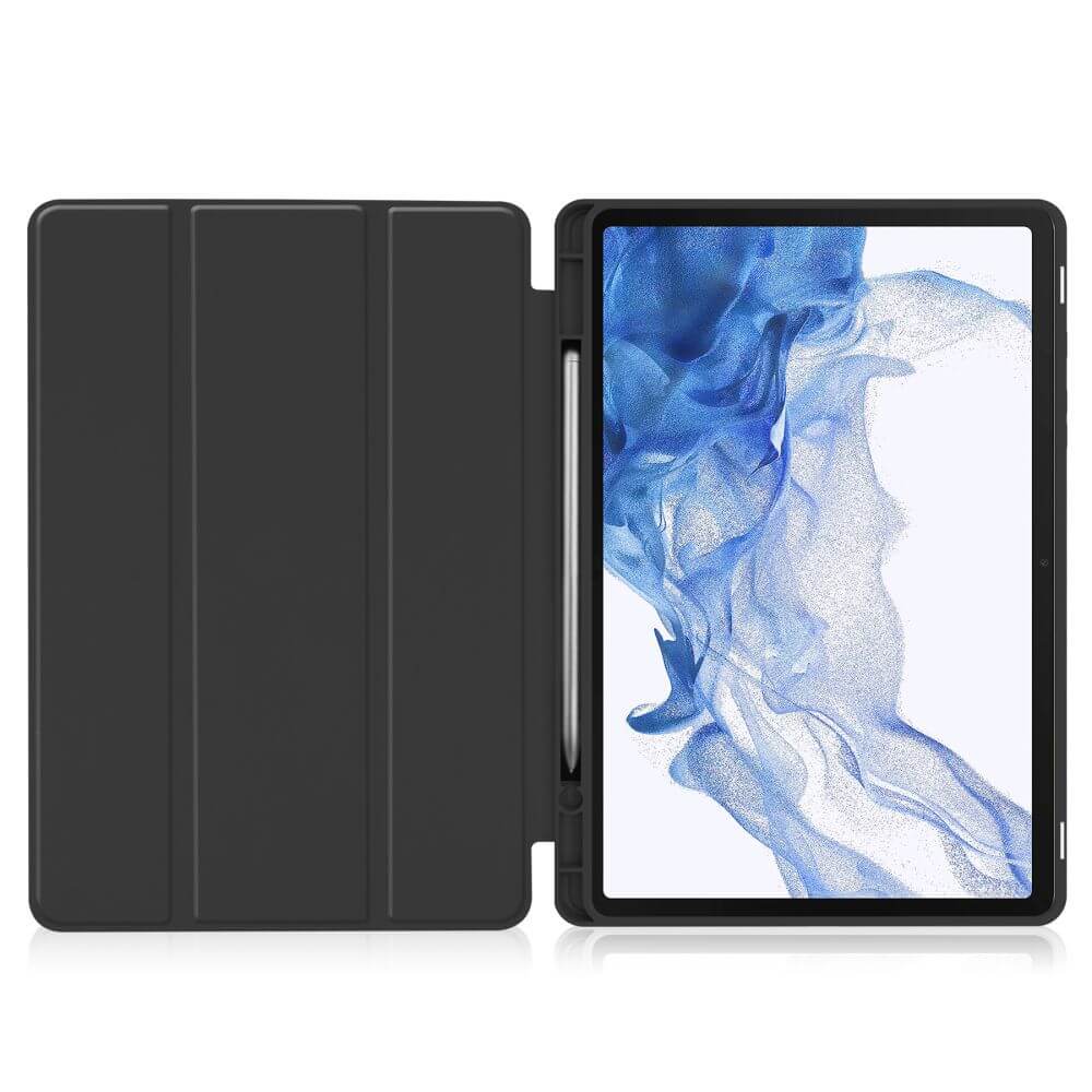 Защитен Калъф за Samsung Tab S10 Lite/ S10 FE/ S9, Tech-Protect Trifold Slim Case, Черен (6)