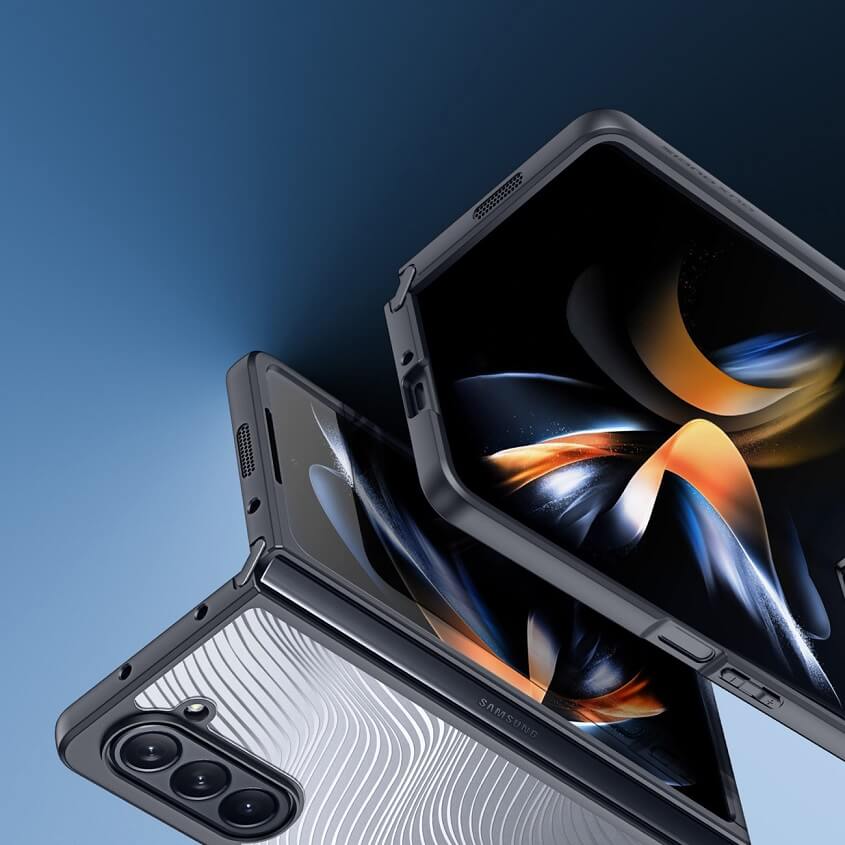 Тънък Калъф за Samsung Z Fold 5, Dux Ducis Aimo Case, Черен (8)
