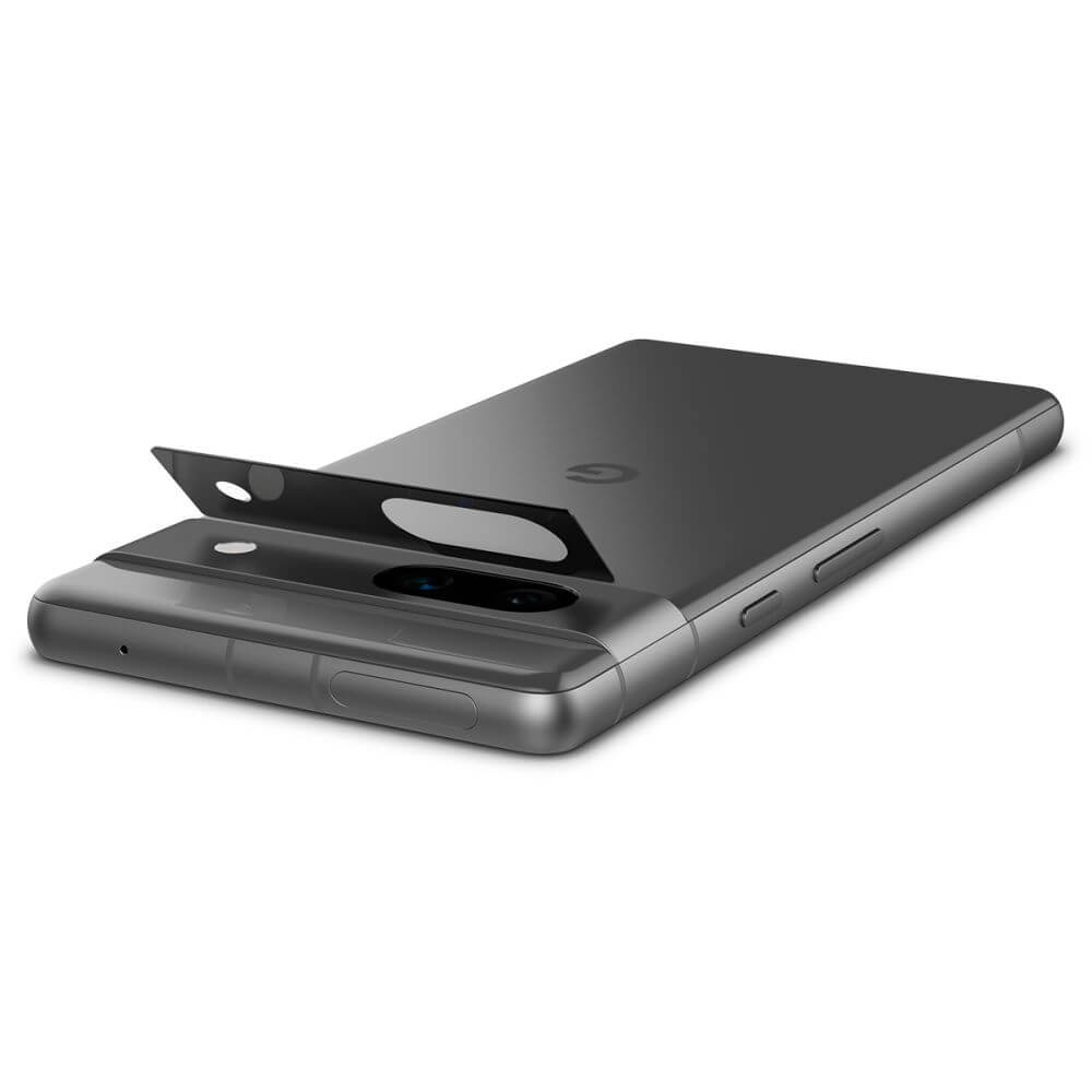 Протектор за Камерата на Google Pixel 7A, Spigen Ez Fit Cam Glass 2бр., Черен (3)