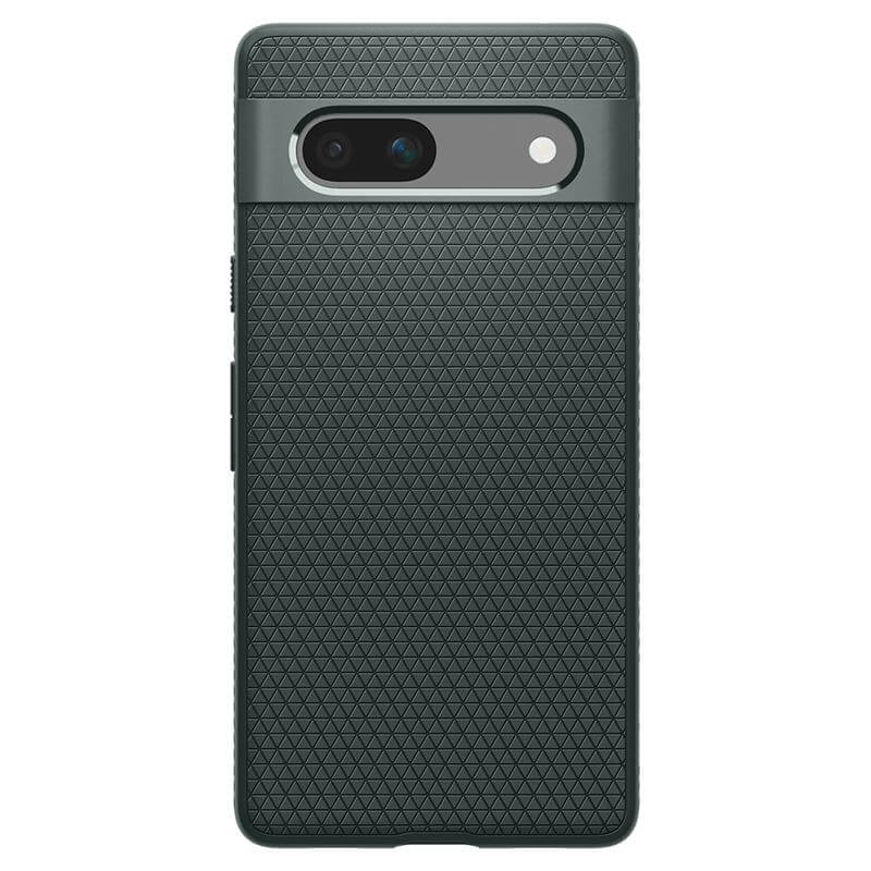 Противоударен Силиконов Калъф за Google Pixel 7A, Spigen Liquid Air Case, Зелен (2)