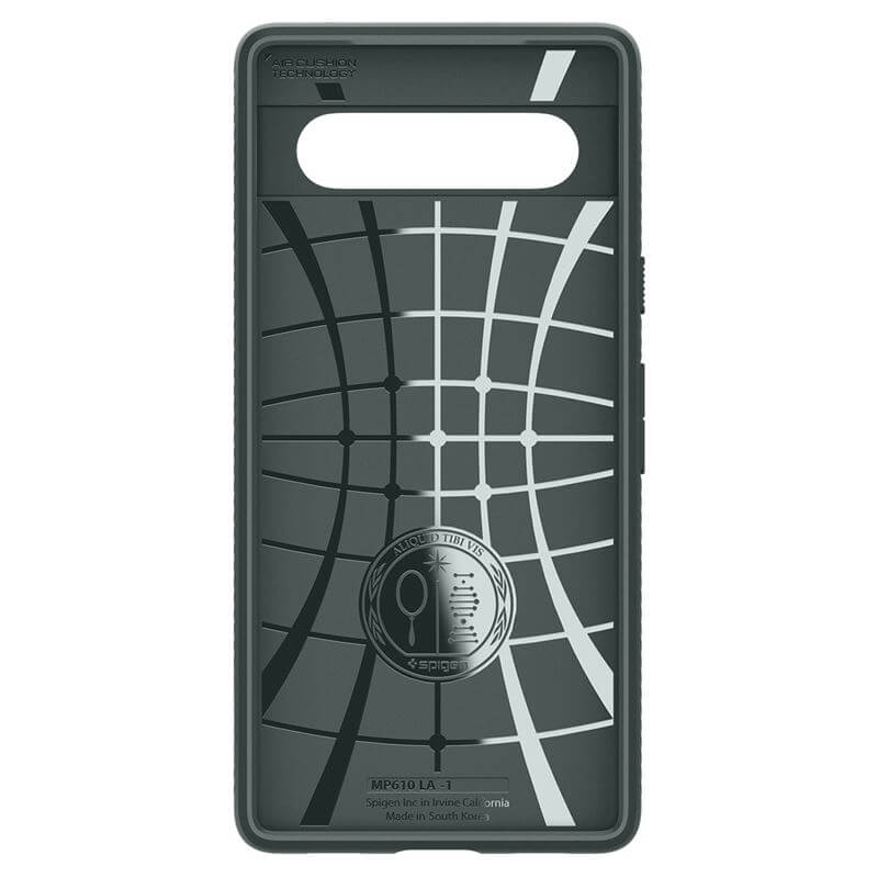 Противоударен Силиконов Калъф за Google Pixel 7A, Spigen Liquid Air Case, Зелен (3)