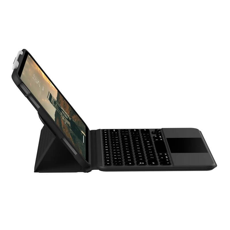 Калъф с Клавиатура за iPad 11th 2025/ 10th 2022, UAG Rugged Keyboard Case, Черен (9)