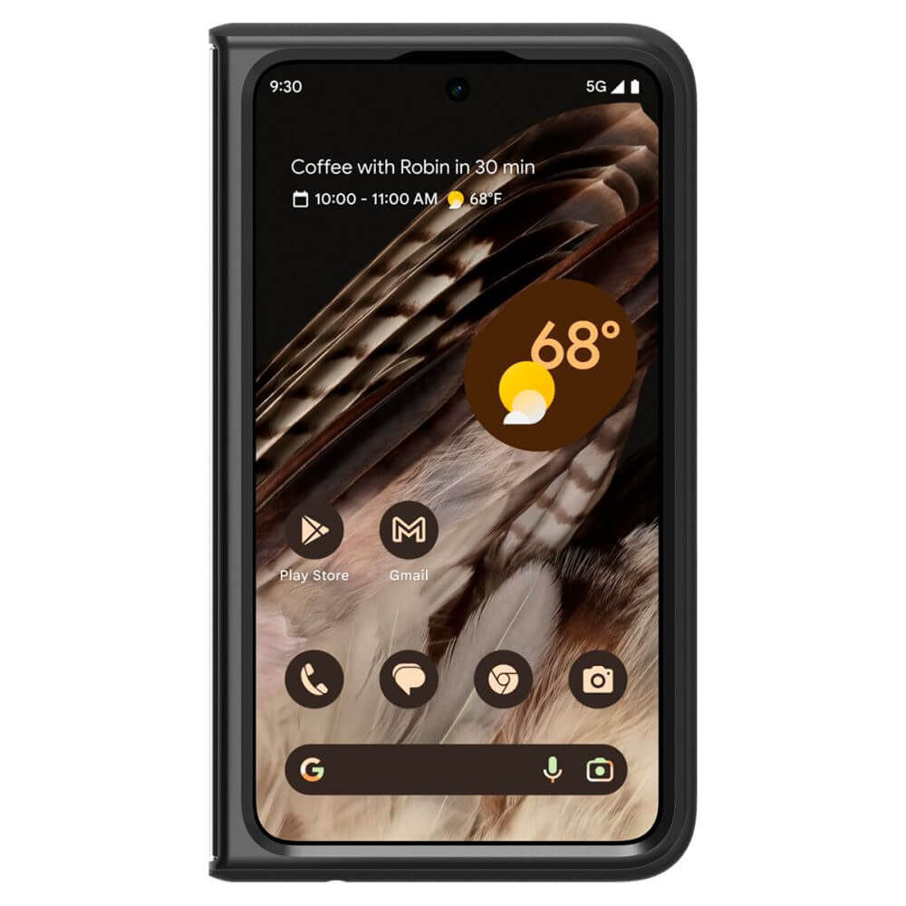 Хибриден Калъф за Google Pixel Fold, Spigen Thin Fit Pen Case, Черен (4)