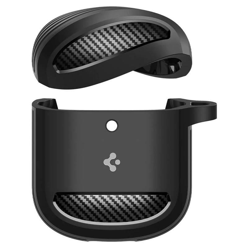 Калъф за Google Pixel Buds Pro, Spigen Rugged Armor Case, Черен (2)
