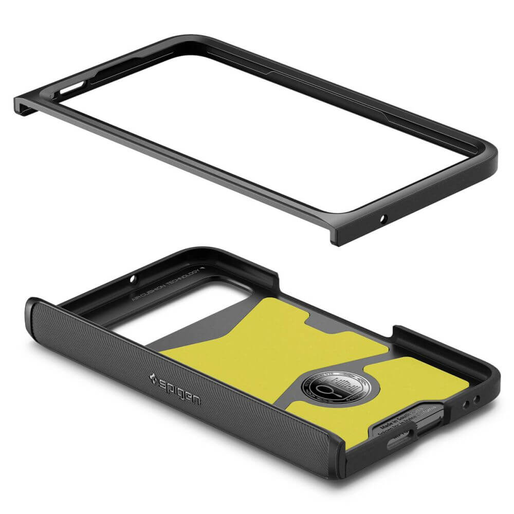 Калъф с Предпазител за Google Pixel Fold, Spigen Slim Armor Pro Case, Черен (5)