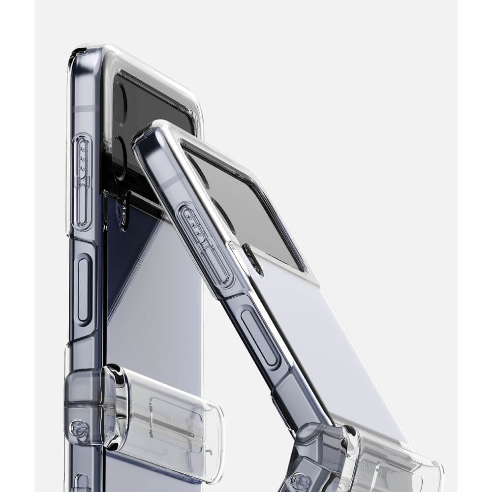 Калъф с Предпазител за Samsung Z Flip 4, Ringke Slim Hinge Case, Прозрачен (8)