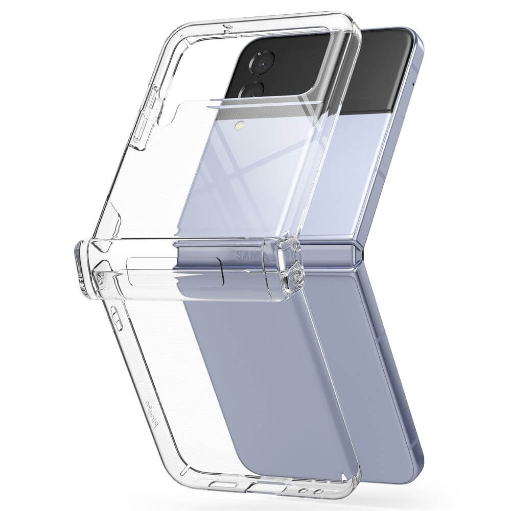 Калъф с Предпазител за Samsung Z Flip 4, Ringke Slim Hinge Case, Прозрачен (3)