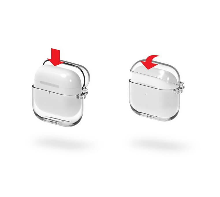 Калъф за Apple Airpods 3, Ringke Hinge Case, Прозрачен (4)