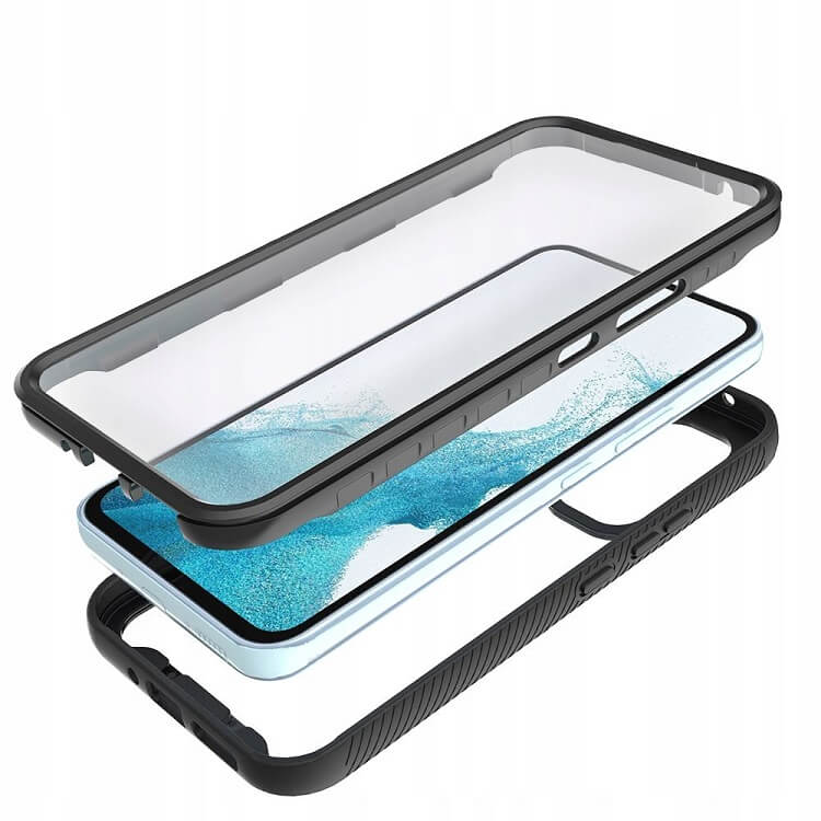 Цялостен Калъф за Samsung A54, Tech-Protect Defense 360 Case, Черен (3)