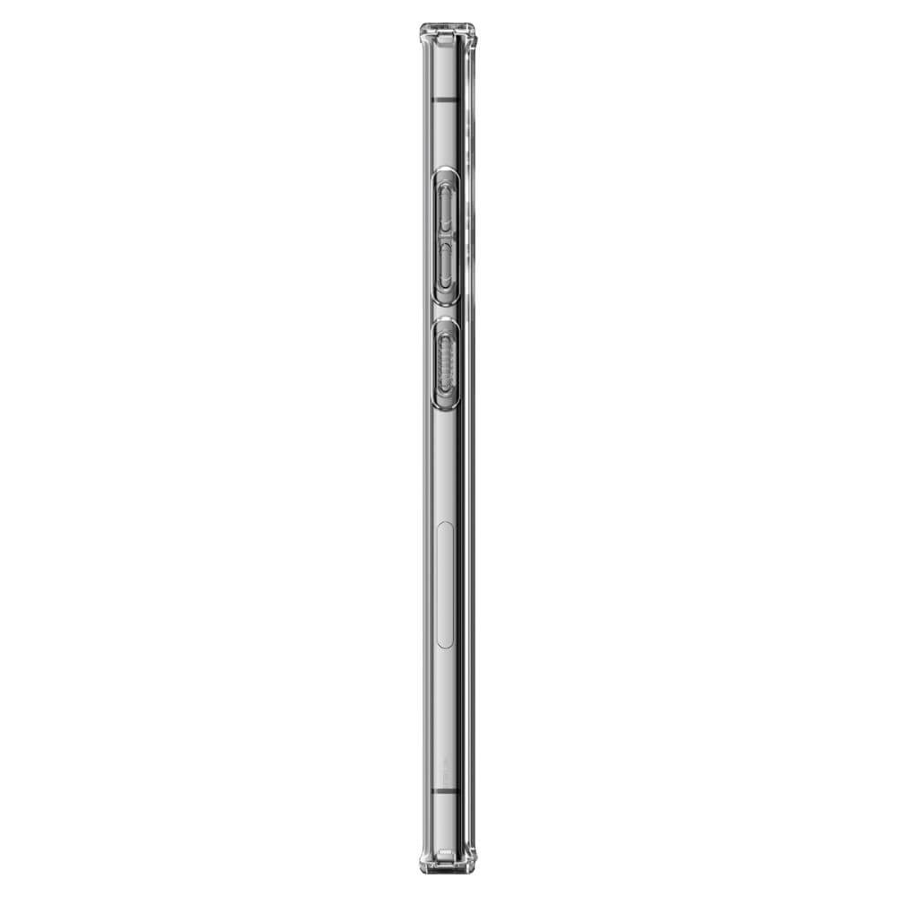 Противоударен Хибриден Калъф за Samsung S23 Ultra, Spigen Ultra Hybrid Case, Прозрачен (4)