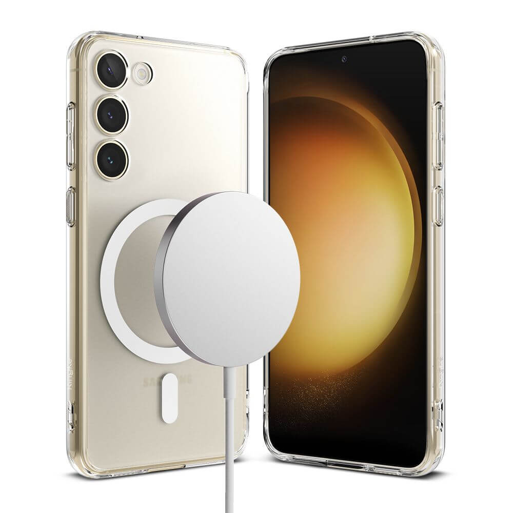 Magsafe Калъф за Samsung S23, Ringke Fusion Matte Case, Прозрачен