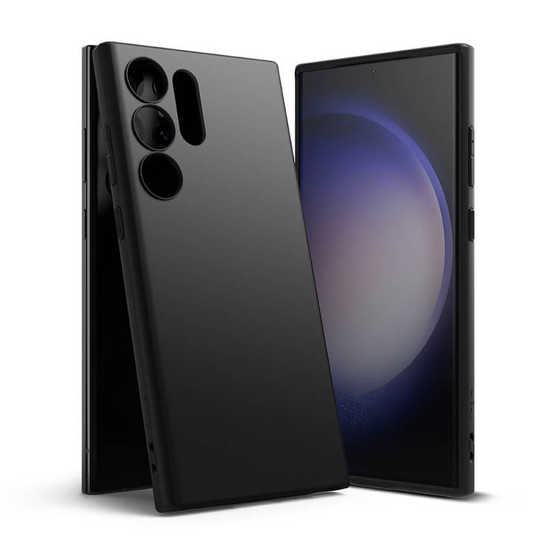 Противоударен Силиконов Калъф за Samsung S23 Ultra Ringke Air S Case, Черен