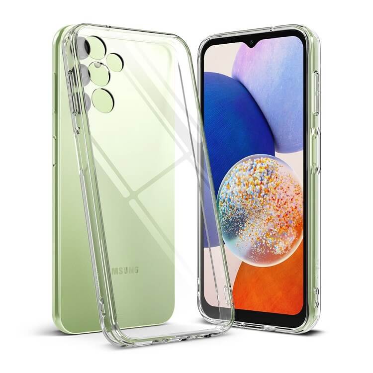 Противоударен Хибриден Калъф за Samsung A14, Ringke Fusion Case, Прозрачен